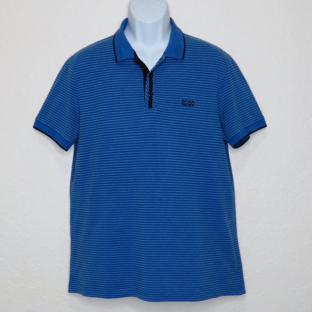 Hugo Boss* Men's Short Sleeve Regular Fit‎ Straight Hem Polo Shirt~ Size XL